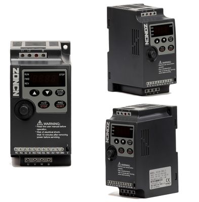 Single Phase 220v VFD 0.75kw NZ100-0R75G-2 Mini Inverter 50hz 60hz From ZONCN