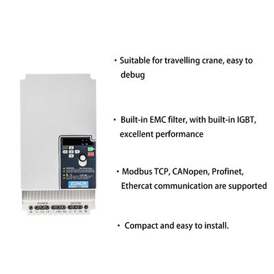 Vfd Frequency Drives 22kw 440v Low Voltage Inverter For Travelling Crane