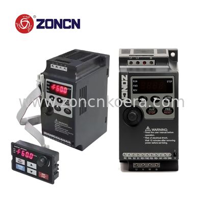 NZ100 Inverter 0.75kw 1.5kw 220v Single Phase Input VFD VSD 1hp 2hp From ZONCN