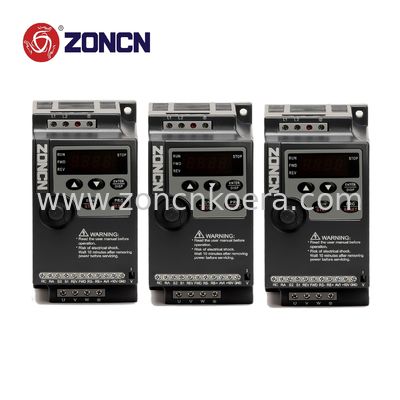 Mini Inverter VFD NZ100 Series Of ZONCN 220v 1ph Variable Frquency Drive 0.75kw 1.5kw