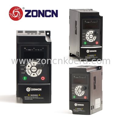 VFD 220v Inverter 50hz 60hz Frequency Converter ZONCN Drives 0.75kw 1.5kw
