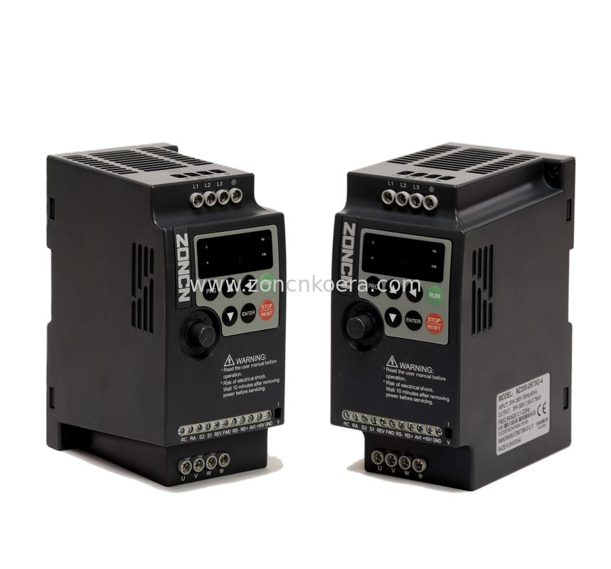 0.75kw 380v Three Phase Frequency Inverter VFD ZONCN NZ200 Series 1hp Variadores