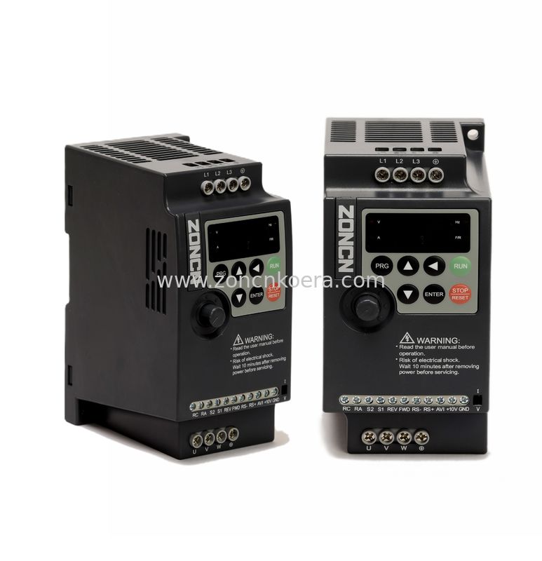 1.5kw 380v 3 Phase VFD ZONCN NZ200 Series Variable Frequency Drive 50hz 60hz
