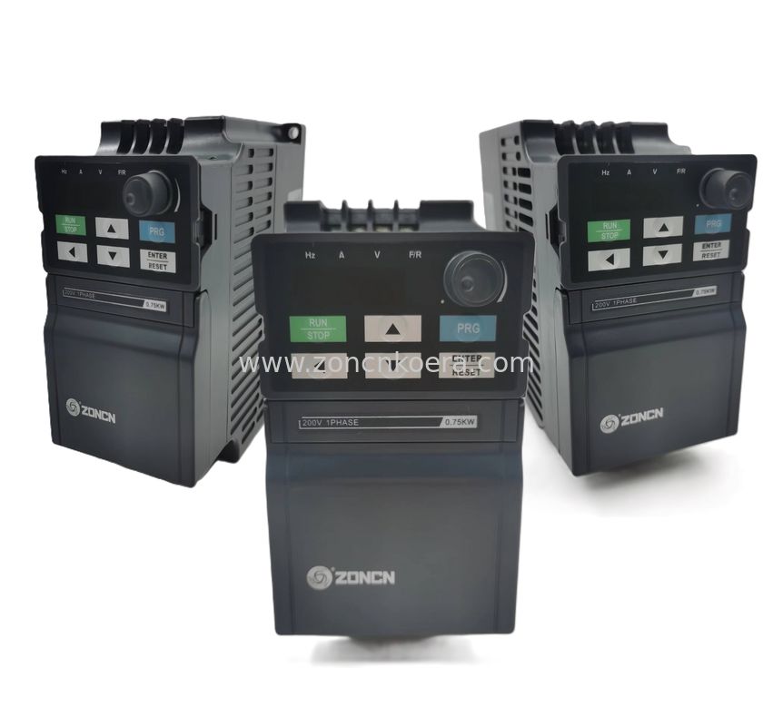 0.75kw 1.5kw Low Voltage VFD Inverter Single Phase 1HP 220V Variable Frequency Drive