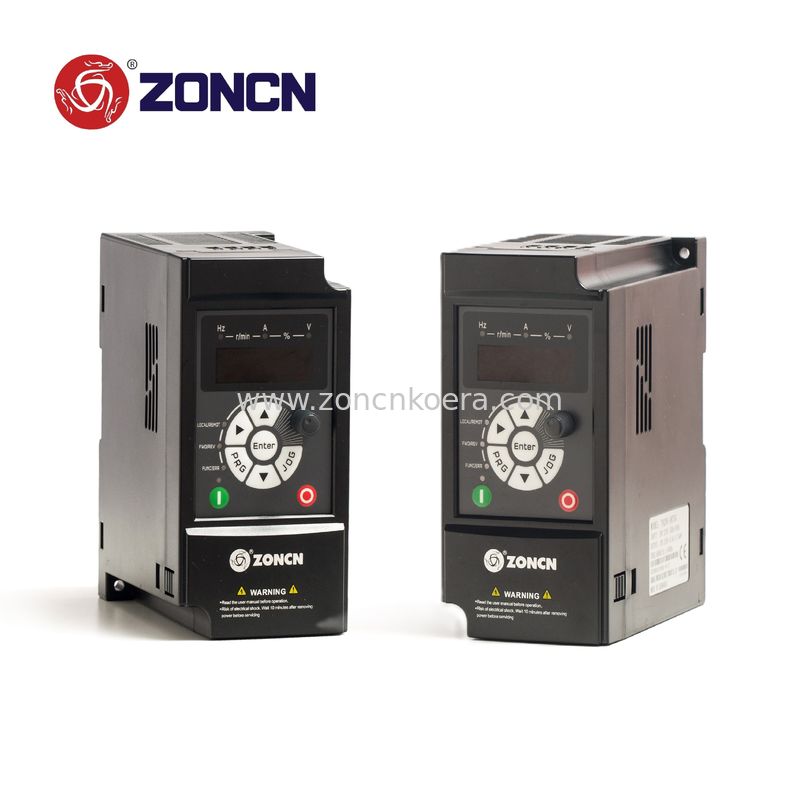 VFD 220v Inverter 50hz 60hz Frequency Converter ZONCN Drives 0.75kw 1.5kw