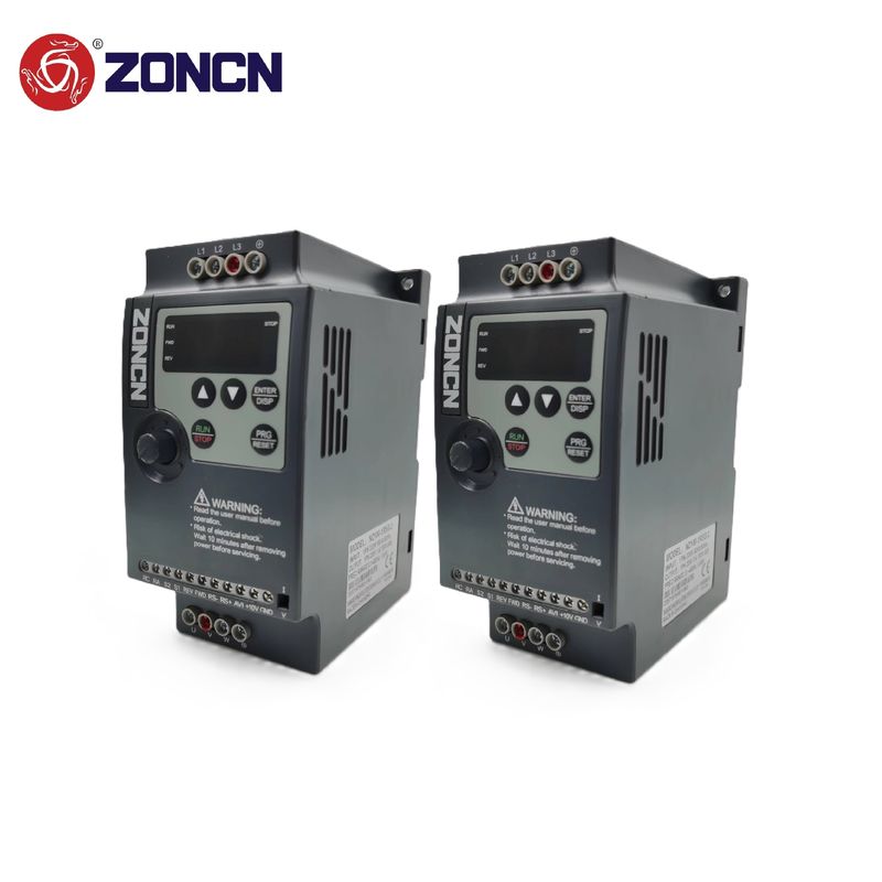 Original ZONCN NZ100-2R2G-2 VFD 220v 2.2kw 3hp Single Phase Variable Frequency Drive