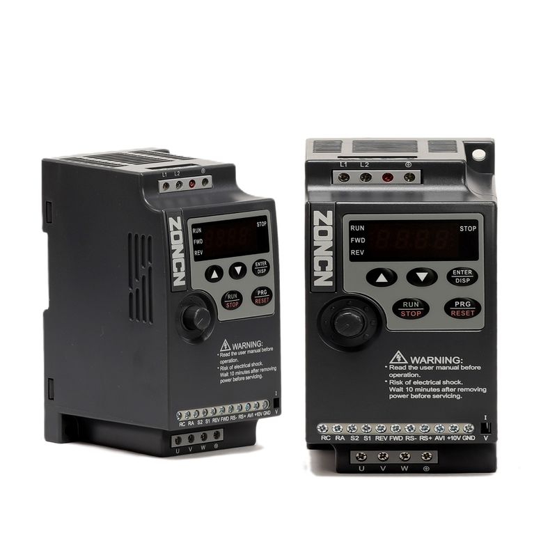Original ZONCN NZ100-2R2G-2 VFD 220v 2.2kw 3hp Single Phase Variable Frequency Drive