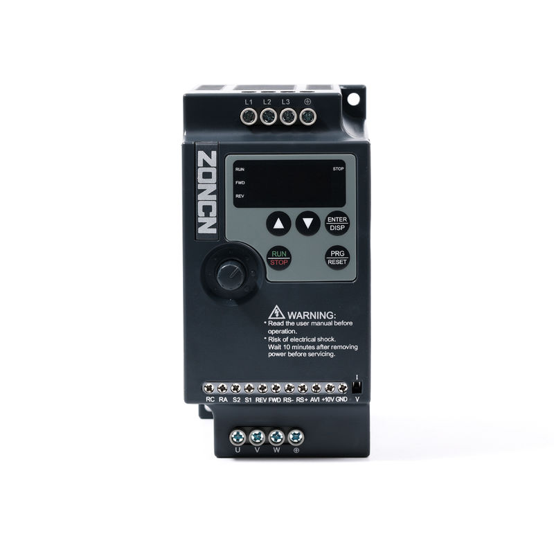 Low Cost Mini Inverter ZONCN NZ100 Series 1hp 2hp 220v 0.75kw 1.5kw VFD Drive