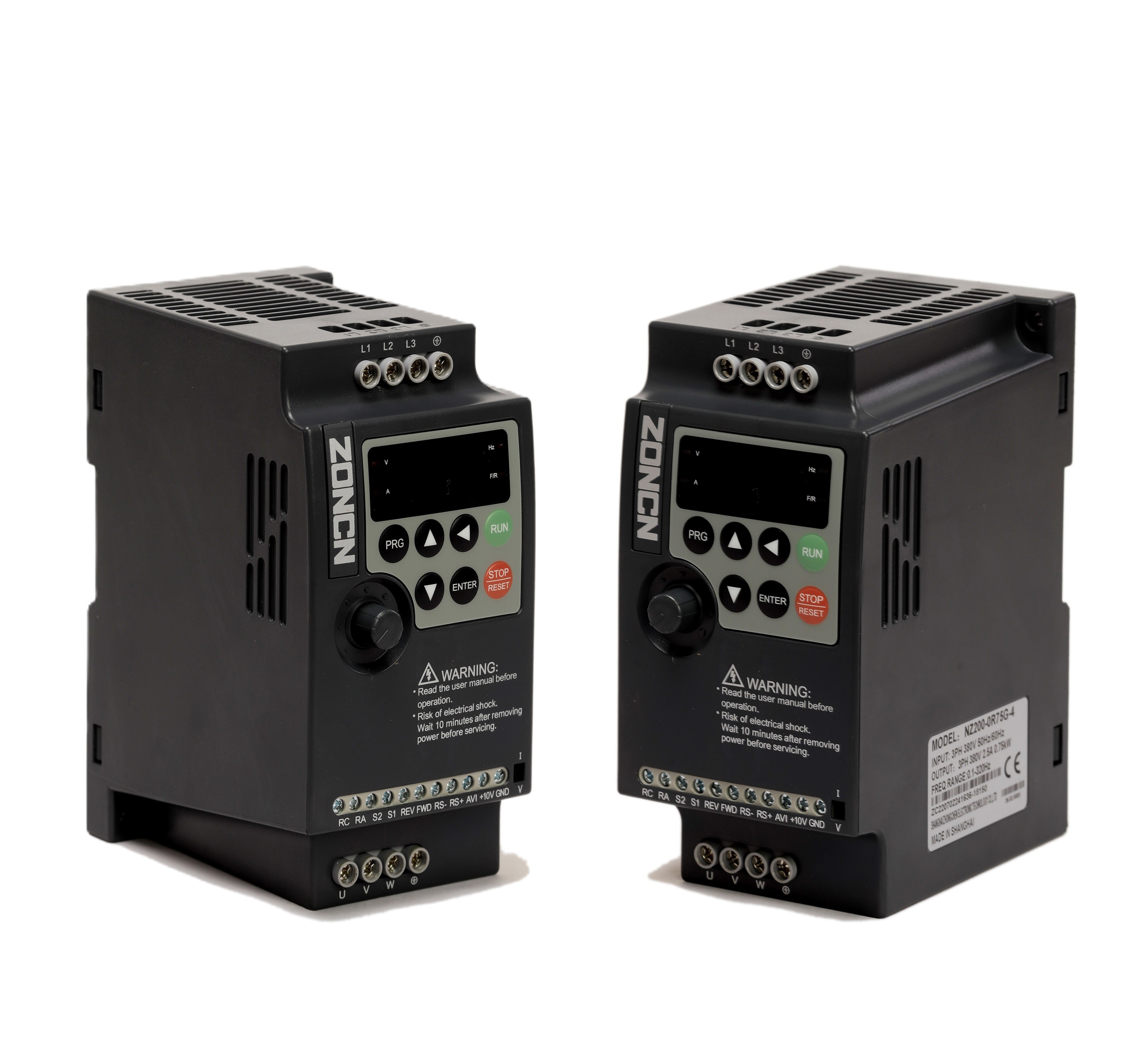 0.75kw 380v Three Phase Frequency Inverter VFD ZONCN NZ200 Series 1hp Variadores