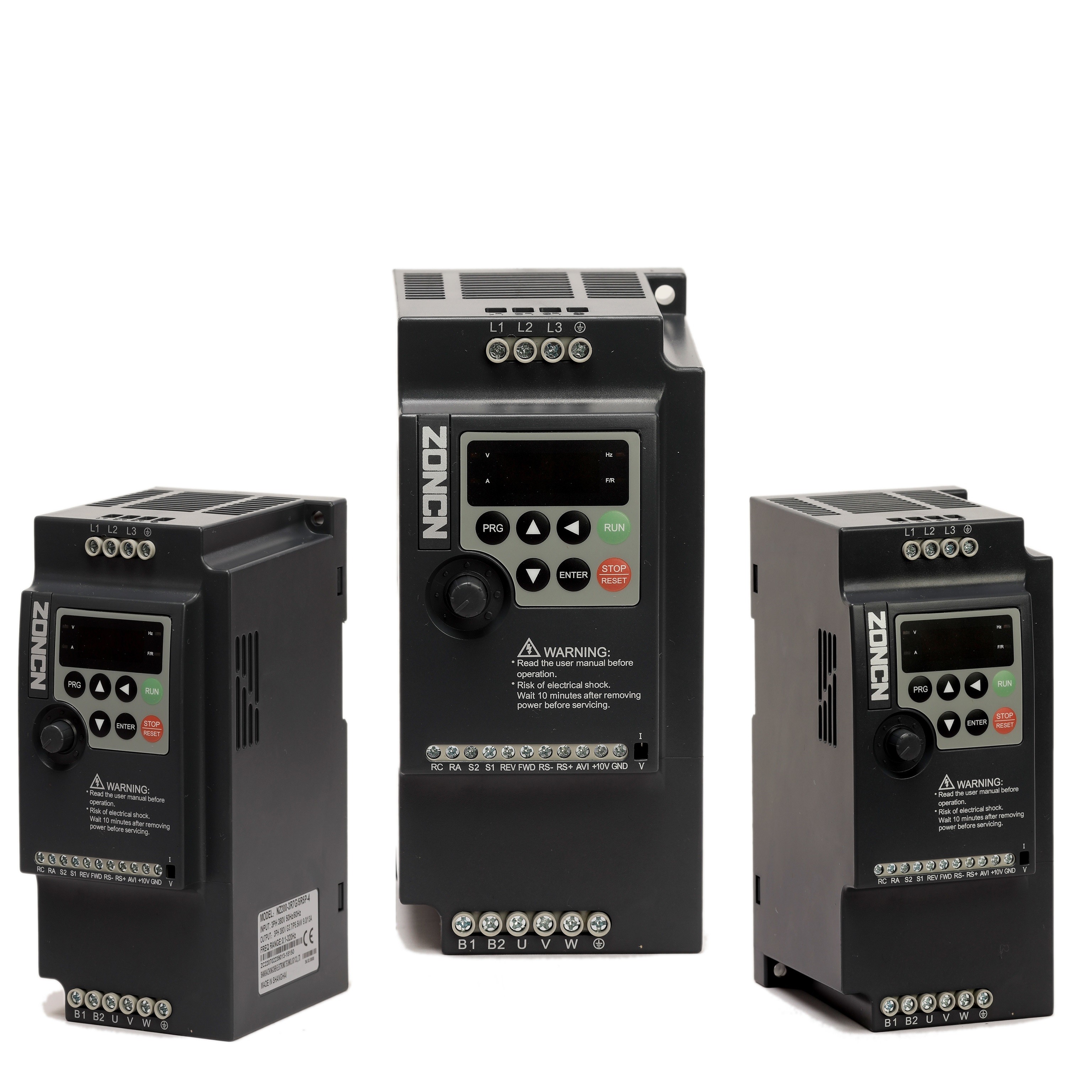 Low Voltage 220v Single Phase 5hp Ac Inverter Drives 3.7kw 50hz 60hz VFD For Pump