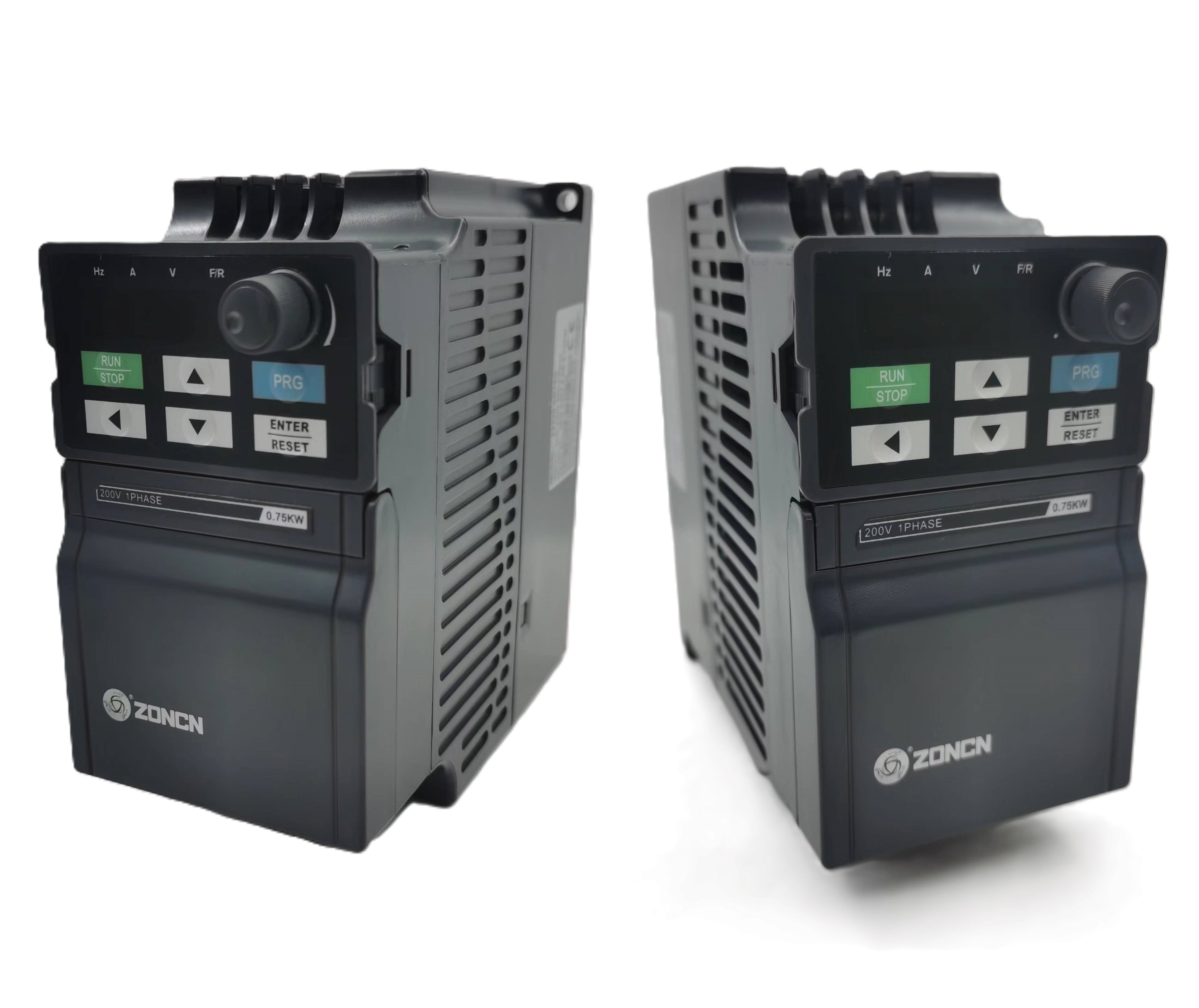 0.75kw 1.5kw Low Voltage VFD Inverter Single Phase 1HP 220V Variable Frequency Drive