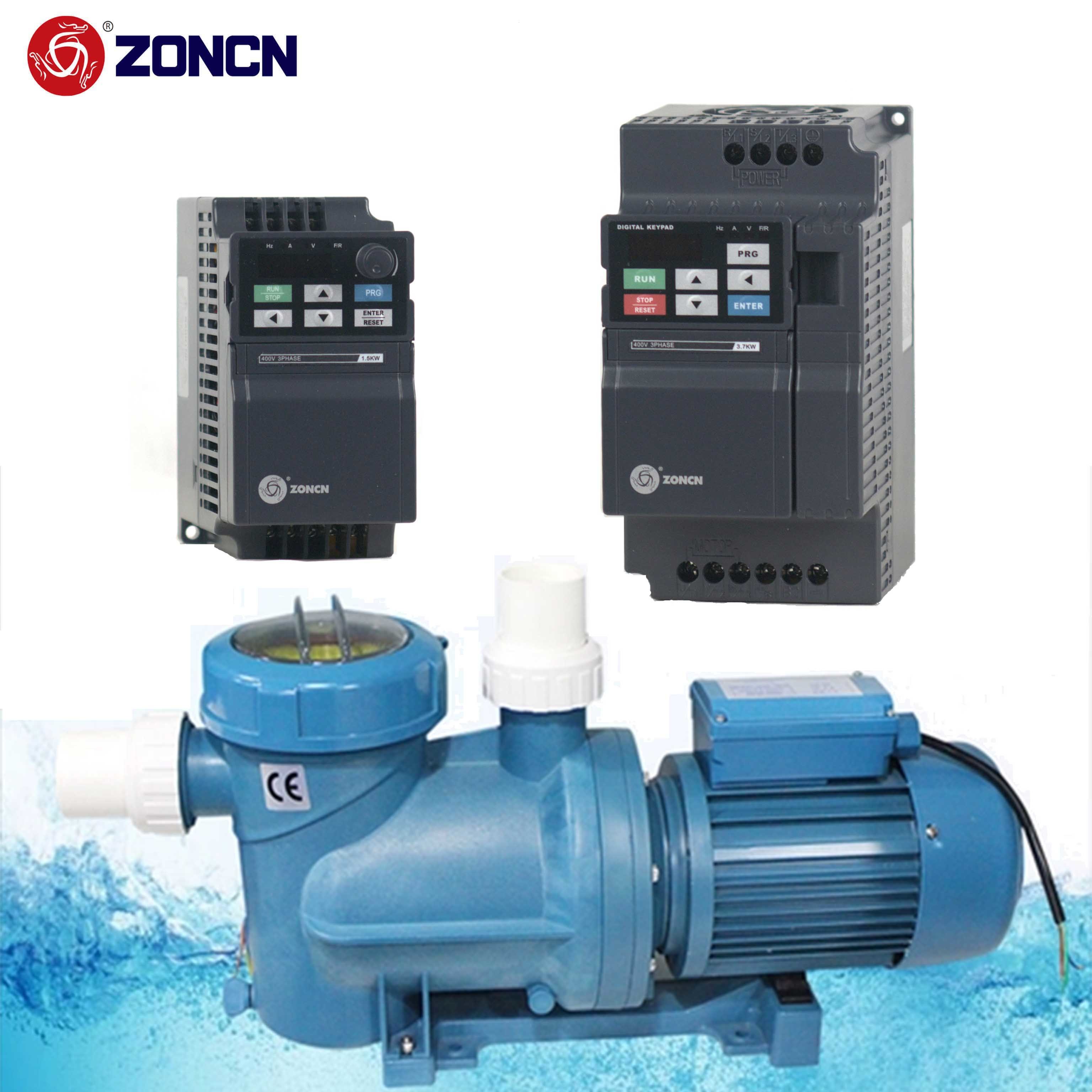 ZONCN Vfd Variable Frequency Drives 7.5kW AC Pump Inverter Low Voltage 380v