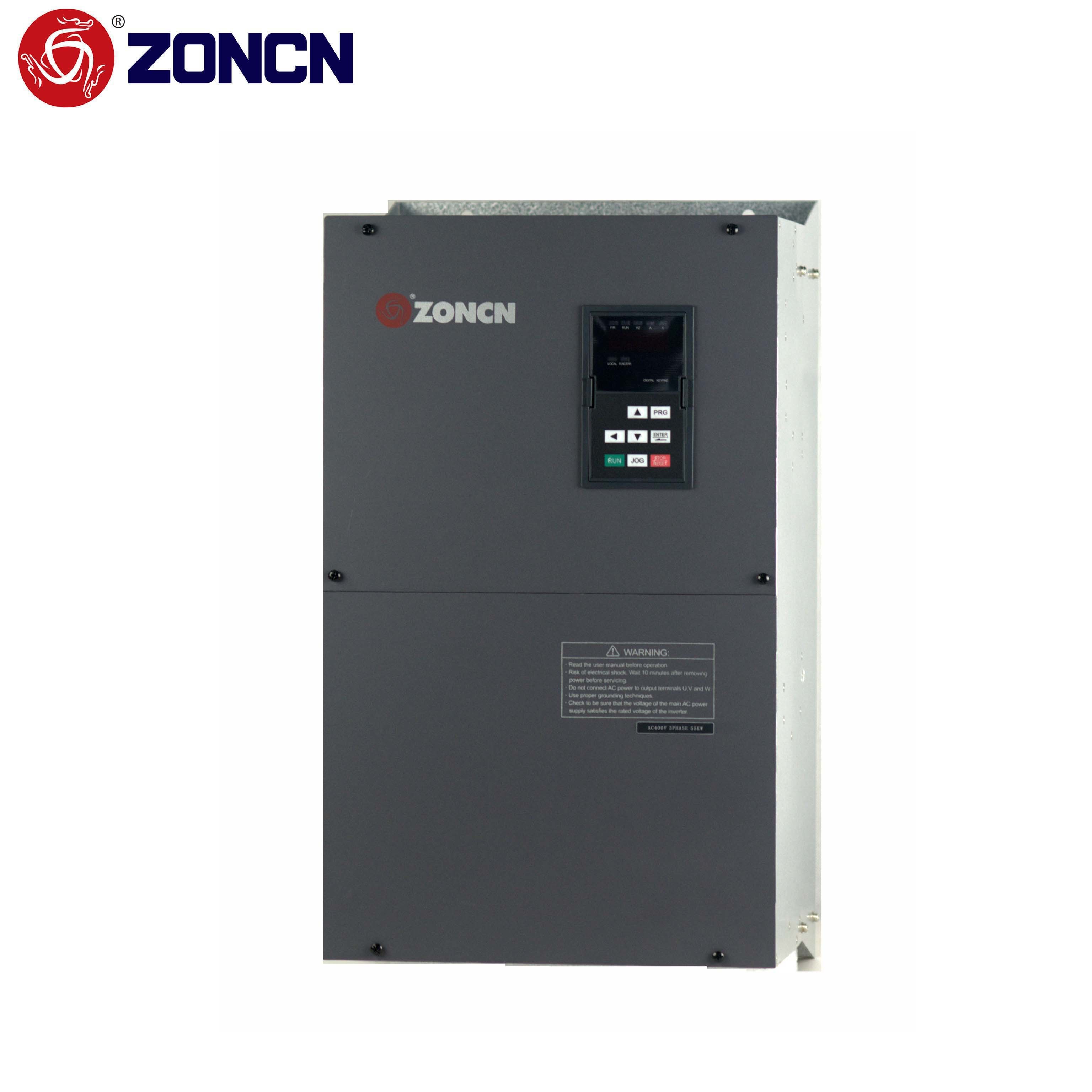 AC Vfd Frequency Converter Inverters ZONCN Z2400-55G 55KW Low Voltage 380V
