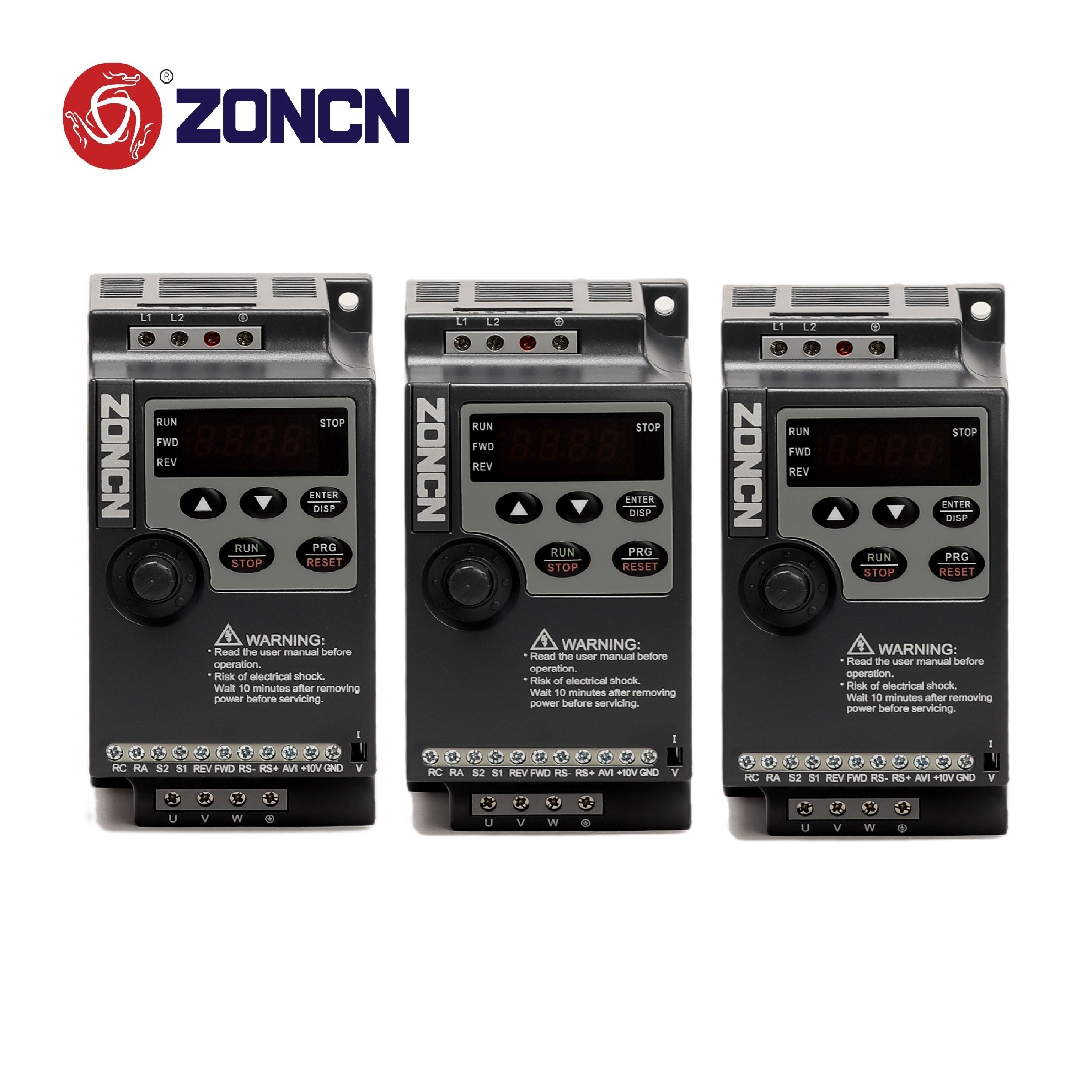 Mini Inverter VFD NZ100 Series Of ZONCN 220v 1ph Variable Frquency Drive 0.75kw 1.5kw