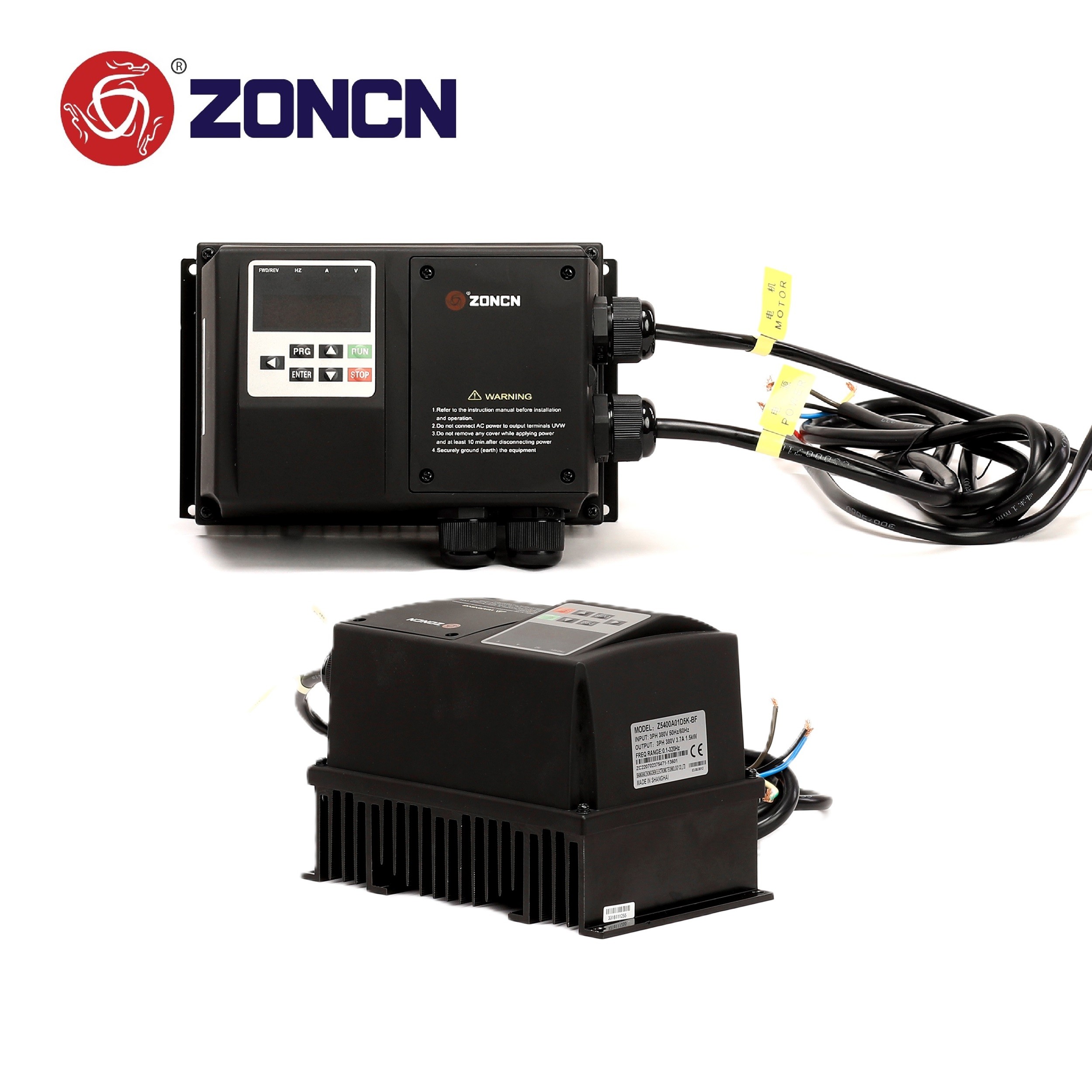 Variable Frequency Inverter 0.75kw 1.5kw 2.2kw 3.7kw 220v 380v VFD For Pump