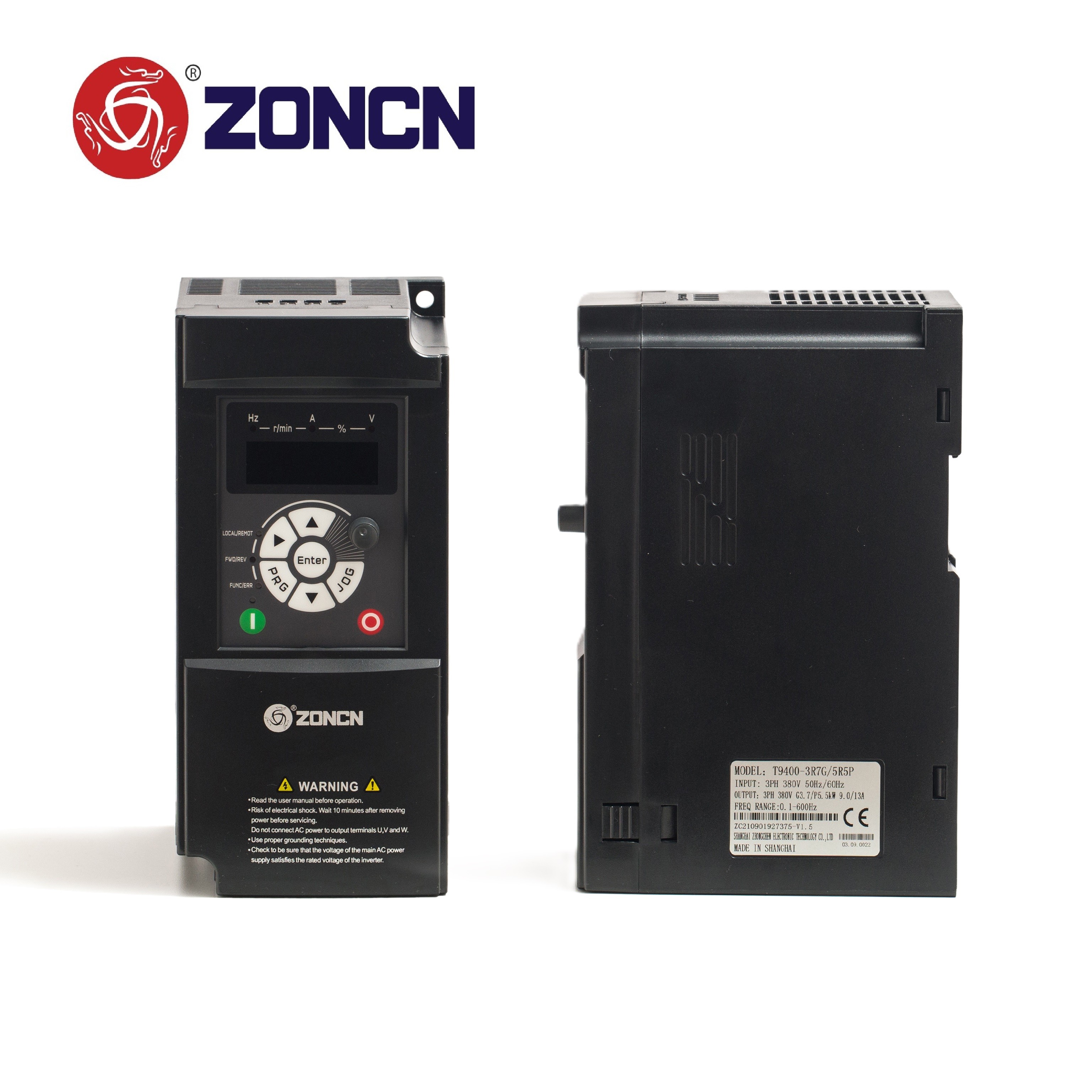 380v 440v 480v 690v Variable Frequency Drive 2.2kw 3.7kw 5.5kw 7.5kw VFD Inverter From ZONCN