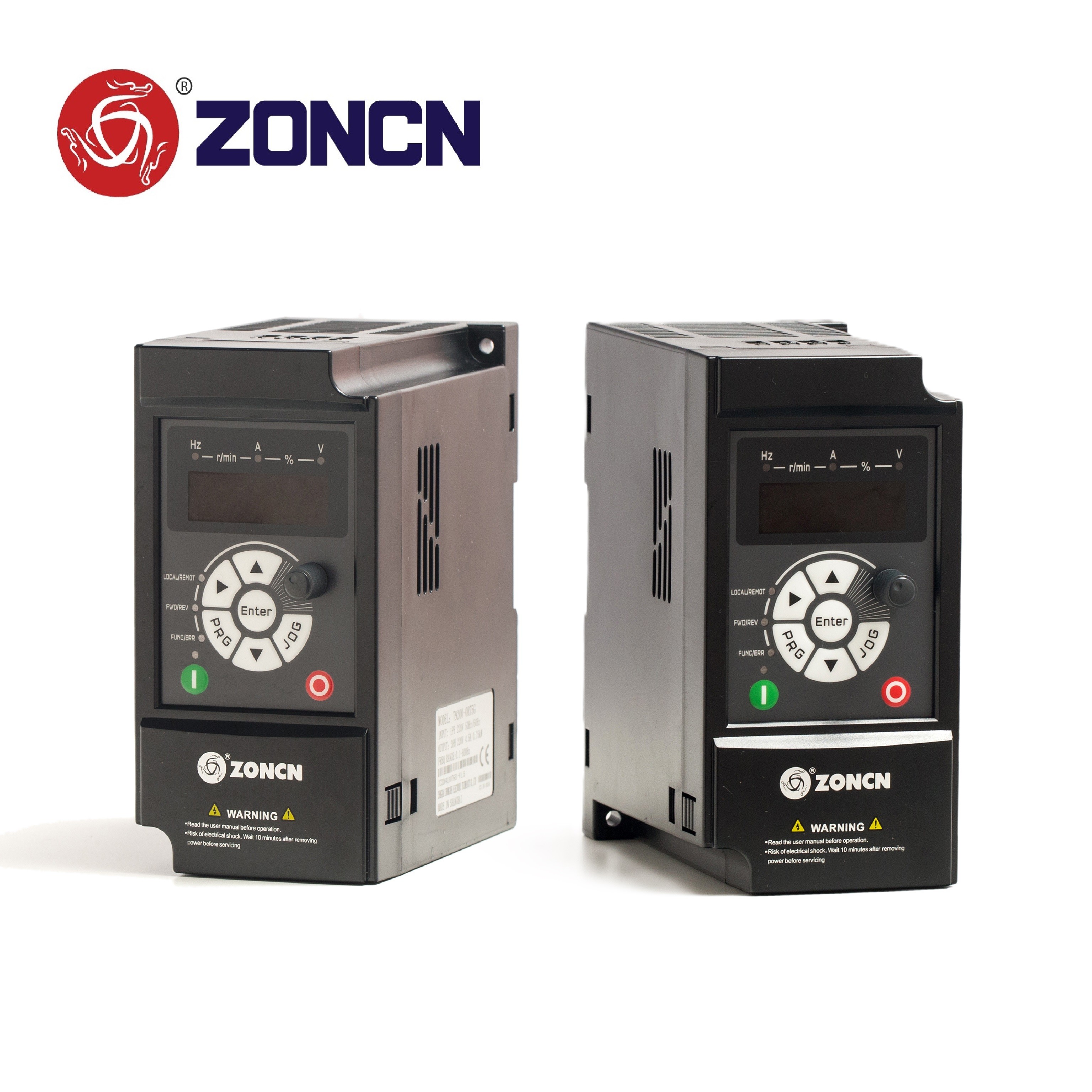 VFD 220v Inverter 50hz 60hz Frequency Converter ZONCN Drives 0.75kw 1.5kw
