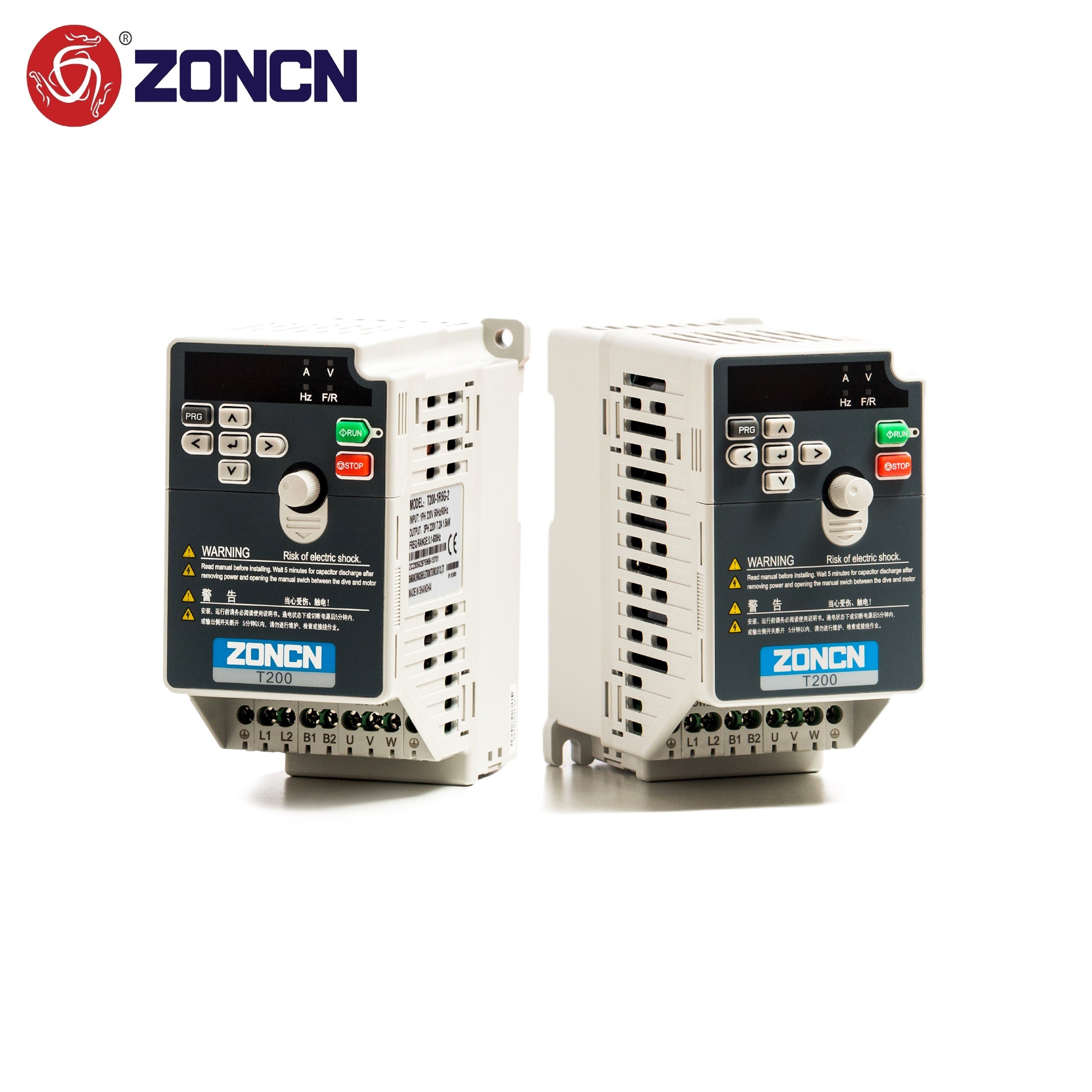 Inverter VFD 220v Single Phase Motor Drives 50hz 60hz VSD 0.75kw 1.5kw