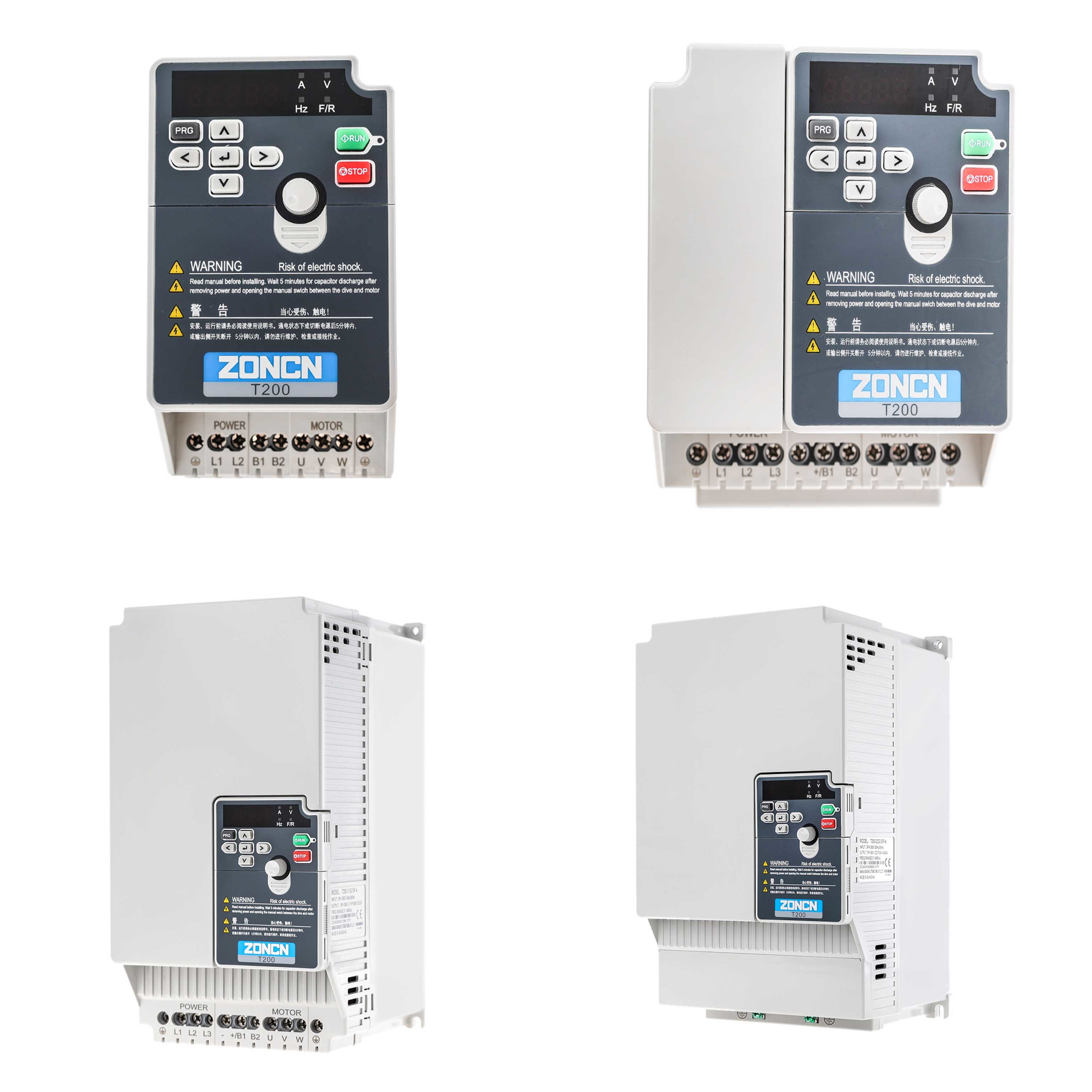 Vfd Inverter Pump T200-5R5G-4 5.5kw 7HP AC Drives Low Voltage 400v