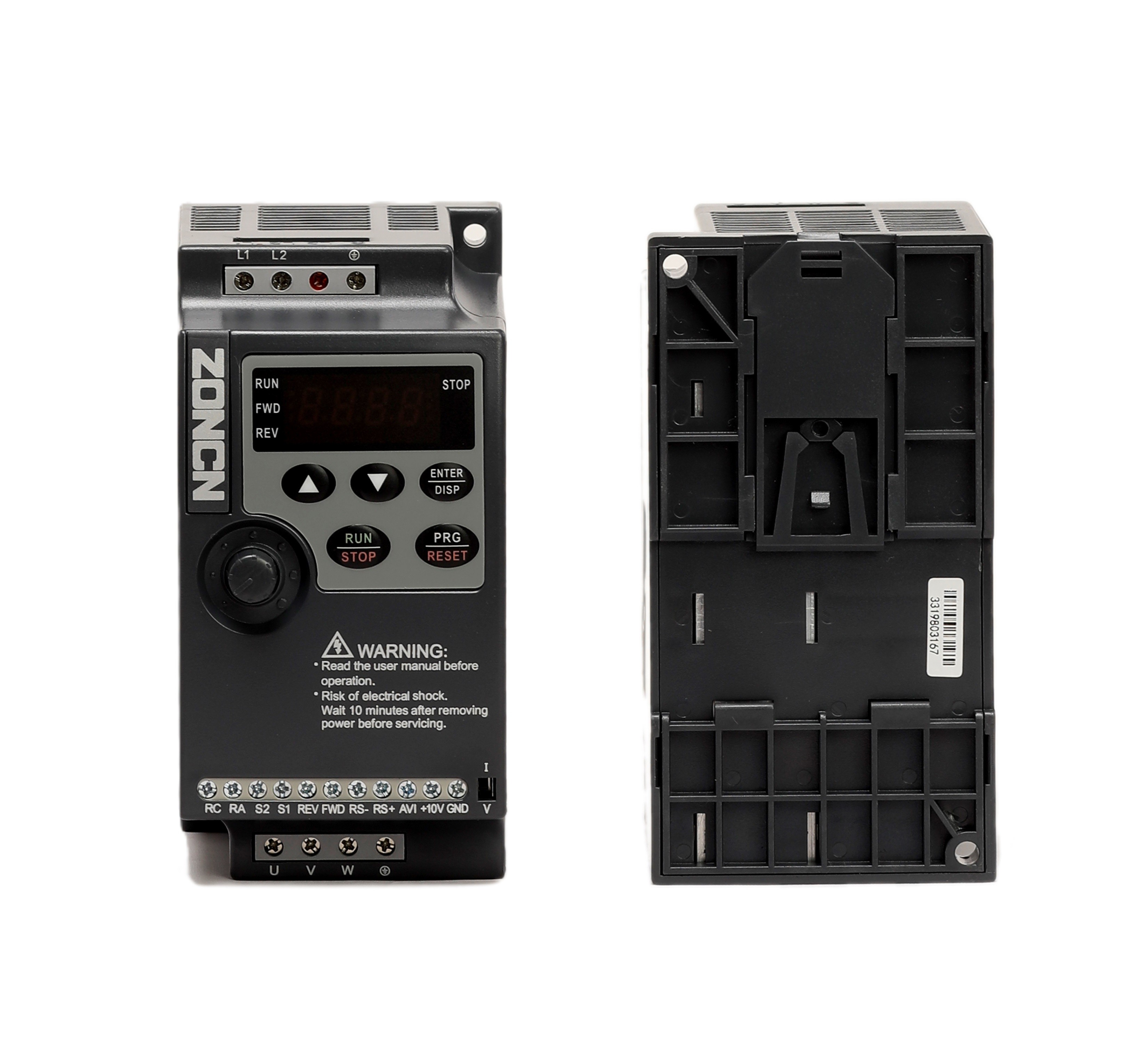 Original ZONCN NZ100-2R2G-2 VFD 220v 2.2kw 3hp Single Phase Variable Frequency Drive