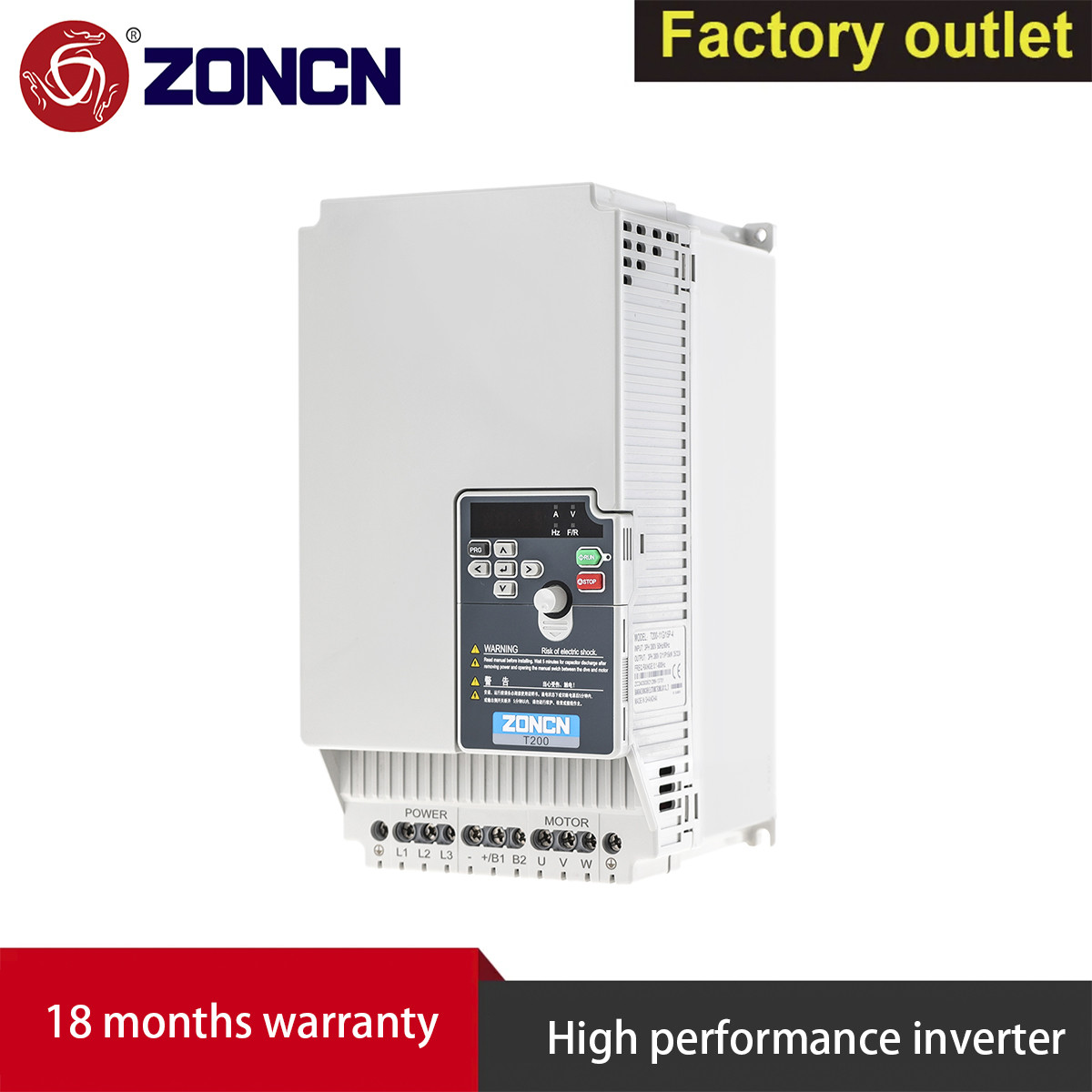 Vfd 7.5kW 380v Low Voltage Frequency Inverter T200-7R5G/11P-4 Profinet